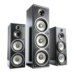 Fototapeta premium High-Fidelity Speakers: Home Audio System, Floorstanding Speakers, Stereo System
