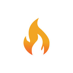 Stylized Fire logo vector and symbol