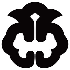 家紋です。大蔭打板といいます。