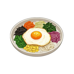 fried eggs with vegetables