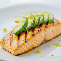 Grilled Salmon Steak