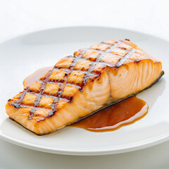 Grilled Salmon Steak