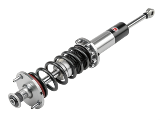 automotive shock absorber on white background, PNG