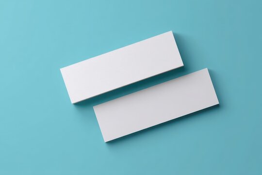 3D bookmark mockup featuring a clean area for showcasing your custom branding.