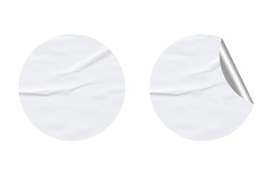 Blank Texture For Sticker Mockup