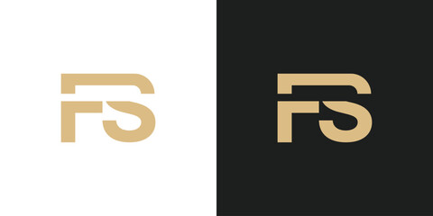 Letter FS Logo Design