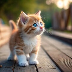 Obraz premium Ginger Tabby Kitten