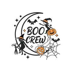 Boo Crew Vector t-shirts Design