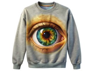 Eye Sweatshirt: Unique Graphic Print Jumper