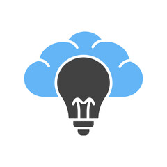 Brainstorming icon vector image. Suitable for mobile apps, web apps and print media.