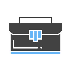 Briefcase icon vector image. Suitable for mobile apps, web apps and print media.