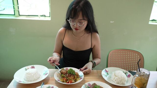 Nyonya cuisine, Peranakan food, cafe customers, lunch recipes