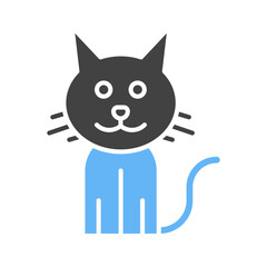 Cat icon vector image. Suitable for mobile apps, web apps and print media.