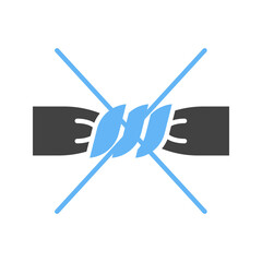 Do Not Wring icon vector image. Suitable for mobile apps, web apps and print media.