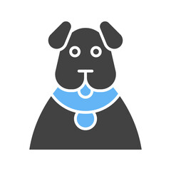 Dog icon vector image. Suitable for mobile apps, web apps and print media.