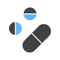 Drug icon vector image. Suitable for mobile apps, web apps and print media.