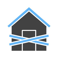 Eviction icon vector image. Suitable for mobile apps, web apps and print media.