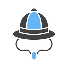 Explorer Hat icon vector image. Suitable for mobile apps, web apps and print media.
