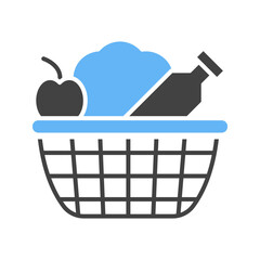 Grocery icon vector image. Suitable for mobile apps, web apps and print media.