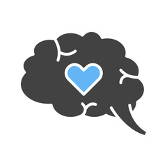 Healthy Mind icon vector image. Suitable for mobile apps, web apps and print media.