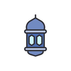 Intricate Lantern Design Symbolizing Ramadan Holiday Celebration
