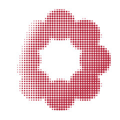 Red Halftone Pattern