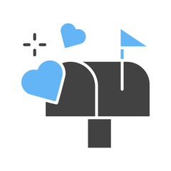 Mailbox icon vector image. Suitable for mobile apps, web apps and print media.