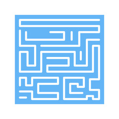 Maze icon vector image. Suitable for mobile apps, web apps and print media.
