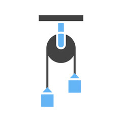 Pulley icon vector image. Suitable for mobile apps, web apps and print media.