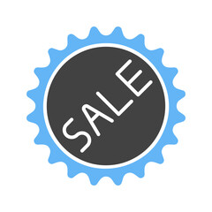 Sale Label icon vector image. Suitable for mobile apps, web apps and print media.