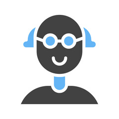 Scientist icon vector image. Suitable for mobile apps, web apps and print media.