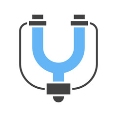 Slingshot icon vector image. Suitable for mobile apps, web apps and print media.