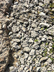 Texture stone wall, texture with different size stone walls