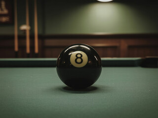 Bool balls on a table