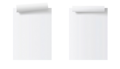 Blank, white, notepads, ready for writing