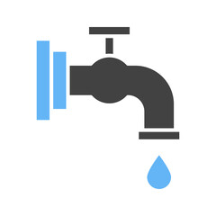 Water Scarcity icon vector image. Suitable for mobile apps, web apps and print media.