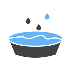 Wet icon vector image. Suitable for mobile apps, web apps and print media.