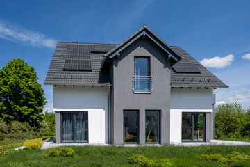 Modernes Einfamilienhaus in Deutschland