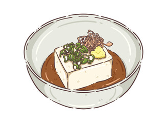 Iyayakko japanese food izakaya illustration
