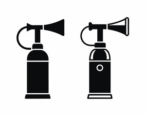 Air Horn Pump icon silhouette vector illustration