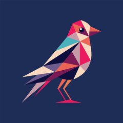 Geometric Bird Illustration
