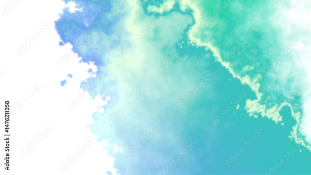 Poster blue green minimal grunge grainy gradient abstract chromatic background