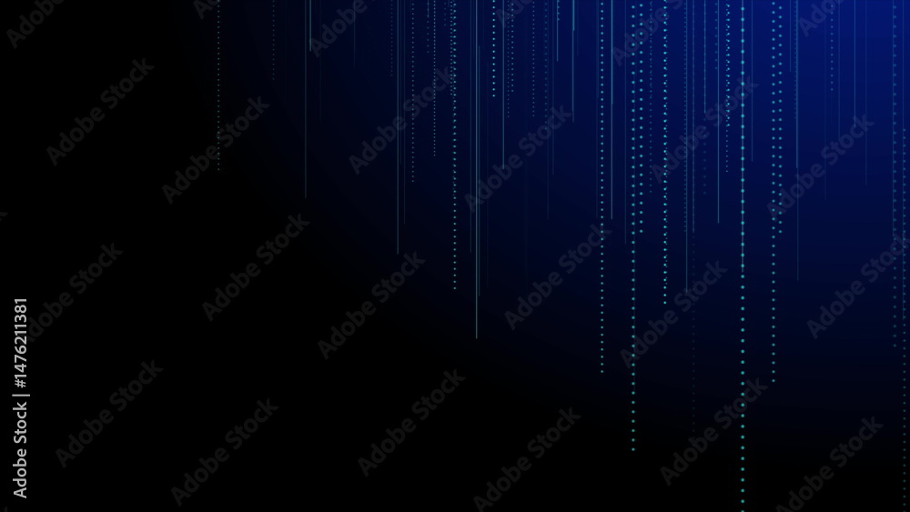 Poster abstract dark blue dotted lines pattern geometric background