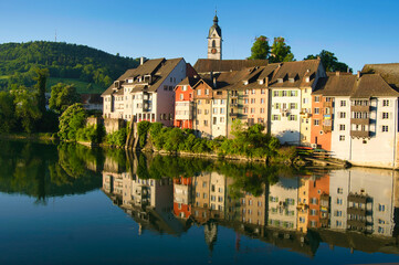 Fototapeta premium Wunderschönes Laufenburg am Hochrhein