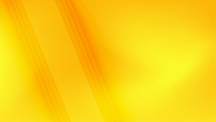 Vibrant Yellow Abstract Background with Light Gradient Streaks