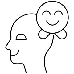 Emotional intelligence silhouette design representing awareness and self regulation