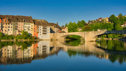 Obraz premium Wunderschönes Laufenburg am Hochrhein