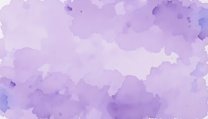 Obraz premium Vintage Light Purple Watercolor Paint Hand-Drawn Illustration with Paper Grain Texture for Aquarelle Design