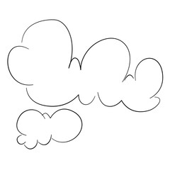 Cloud icon element design vector
