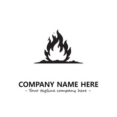 Fire Logo Company Design Illustration Vector Graphic Image